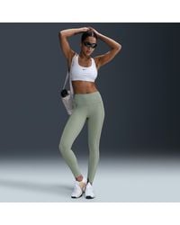 Nike - One Fitted High-Waisted Full-Length Leggings - Lyst