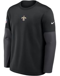Nike - New Orleans Saints Scripted To Win Sideline Coach Therma-Fit Nfl Long-Sleeve T-Shirt - Lyst