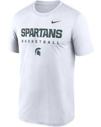 Nike - Michigan State Courtside Basketball Legend Dri-Fit College T-Shirt - Lyst