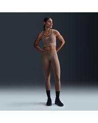 Nike - Universa Medium-Support High-Waisted 7/8 Leggings With Pockets - Lyst