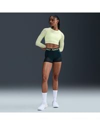 Nike - Pro Mid-Rise 7.5Cm (Approx. Mesh-Panelled Biker Shorts - Lyst