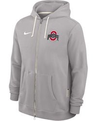 Nike - Ohio State Sideline Dri-Fit College Full-Zip Hoodie - Lyst