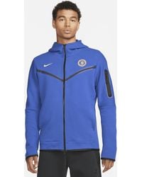 Nike - Chelsea F.c. Tech Fleece Windrunner Full-zip Hoodie Cotton - Lyst