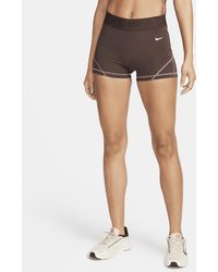 Nike - Pro Mid-rise 8cm (approx.) Shorts 50% Recycled Polyester - Lyst