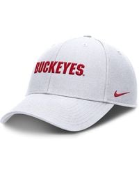 Nike - Ohio State On-Field Rise Gameday Dri-Fit College Trucker Adjustable Hat - Lyst