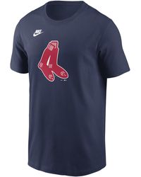 Nike - Boston Red Sox Cooperstown Logo Mlb T-shirt - Lyst