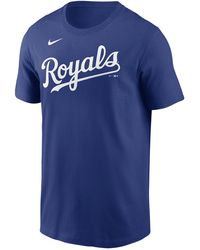 Nike - Kansas City Royals Swoosh Wordmark T-shirt - Lyst