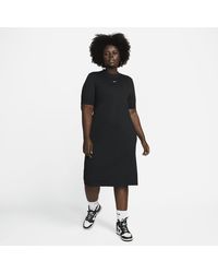 Nike - Sportswear Essential Midi Dress (plus Size) - Lyst