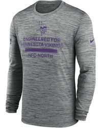 Nike - Minnesota Vikings Sideline Team Issue Velocity Dri-Fit Nfl Long-Sleeve T-Shirt - Lyst