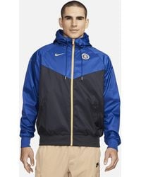 Nike - Chelsea F.c. Sport Essentials Windrunner Football Hooded Woven Jacket 50% Recycled Polyester - Lyst