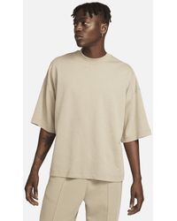 Nike - Sportswear Tech Fleece Reimagined Oversized Short-sleeve Sweatshirt - Lyst