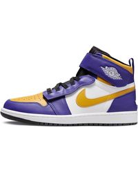 Nike - Air Jordan 1 Hi Flyease Shoes In Purple, - Lyst
