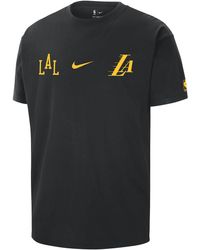Nike - Los Angeles Lakers 2023/24 City Edition Nba Courtside Max90 T-shirt Cotton - Lyst