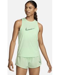 Nike - One Graphic Running Tank Top Polyester - Lyst