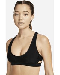 Nike - Cut-out Bikini Swimming Top Polyester - Lyst