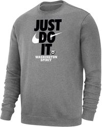 Nike - Washington Spirit Club Fleece Soccer Crew-neck Sweatshirt - Lyst
