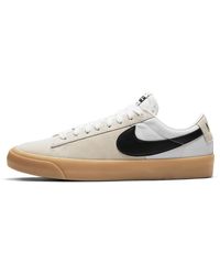 Nike Sb Zoom Blazer Low Pro Gt Skate Shoes - White