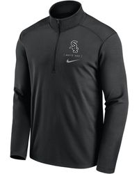 Nike - Chicago White Sox Franchise Logo Pacer Dri-fit Mlb 1/2-zip Jacket - Lyst