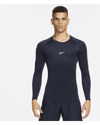 Nike - Maglia da fitness aderente a manica lunga dri-fit pro - Lyst