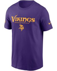 Nike - Minnesota Vikings Sideline Team Issue Dri-Fit Nfl T-Shirt - Lyst