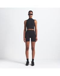 Nike - Skims Vintage Seamless Mock-Neck Long-Line Bra - Lyst