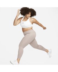 Nike - Go Firm-support High-waisted 7/8 Leggings With Pockets (plus Size) - Lyst