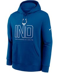 Nike - Indianapolis Colts Busted Play Club Nfl Pullover Hoodie - Lyst