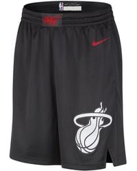 Nike - Miami Heat 2023/24 City Edition Dri-fit Nba Swingman Shorts 50% Recycled Polyester - Lyst