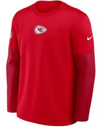 Nike - Kansas City Chiefs Scripted To Win Sideline Coach Therma-Fit Nfl Long-Sleeve T-Shirt - Lyst