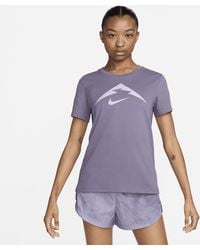 Nike - Trail Dri-fit T-shirt Polyester - Lyst