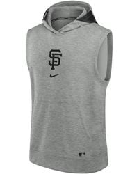 Nike - San Francisco Giants Authentic Collection Early Work Men's Dri-fit Mlb Sleeveless Pullover Hoodie - Lyst