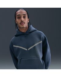 Nike - Tech Pullover Hoodie With Reflective Accents - Lyst