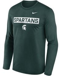 Nike - Michigan State Primetime Legend 2-Hit Dri-Fit College Long-Sleeve T-Shirt - Lyst