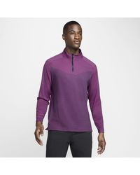 Nike Dri-fit Adv Vapor Quarter-zip Golf Top in Green for Men | Lyst