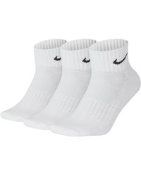 Nike - Calze alla caviglia ammortizzate (3 paia) - Lyst