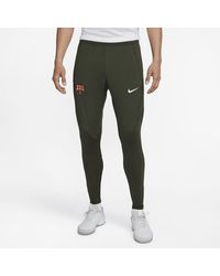 Nike - Pantaloni da calcio in maglia dri-fit fc barcelona strike - Lyst