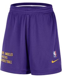 Nike - Los Angeles Lakers Nba Mesh Shorts - Lyst