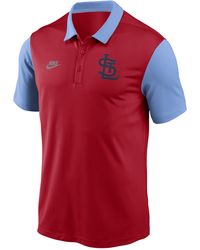Nike - St. Louis Cardinals Cooperstown Franchise Dri-fit Mlb Polo - Lyst
