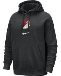 Nike - Portland Trail Blazers Club Fleece City Edition Nba Pullover Hoodie Cotton - Lyst