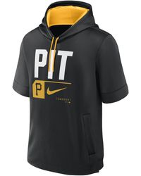 Nike - Pittsburgh Pirates Tri Code Lockup Mlb Short-sleeve Pullover Hoodie - Lyst