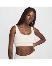Nike - Sportswear Chill Terry Slim French Terry Cropped Tank Top Cotton - Lyst