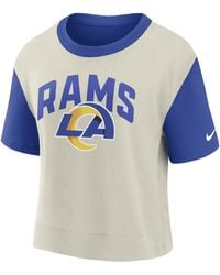 Nike Rewind (NFL Los Angeles Rams) Women's Ringer T-Shirt.