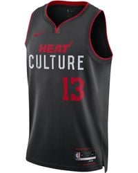 Men's Nike Black Miami Heat 2021/22 City Edition Swingman Shorts