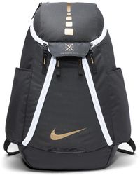 nike elite backpack black and gold