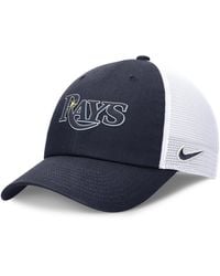 Nike - Tampa Bay Rays Evergreen Wordmark Club Mlb Adjustable Hat - Lyst