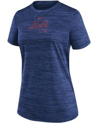 Nike - New York Mets Authentic Collection Practice Velocity Dri-fit Mlb T-shirt - Lyst