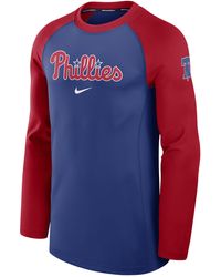 Nike - Philadelphia Phillies Authentic Collection Game Time Dri-fit Mlb Long-sleeve T-shirt - Lyst