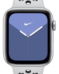 Nike Apple Watch Series 5 Gps With Sport Band 44mm Silver Aluminum Case In Metallic For Men Lyst