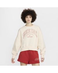 Nike - Sportswear Phoenix Fleece Over-oversized Crew-neck Sweatshirt - Lyst
