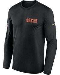 Nike - San Francisco 49Ers Rivalries Collection Sideline Legend Logo Dri-Fit Nfl Long-Sleeve T-Shirt - Lyst